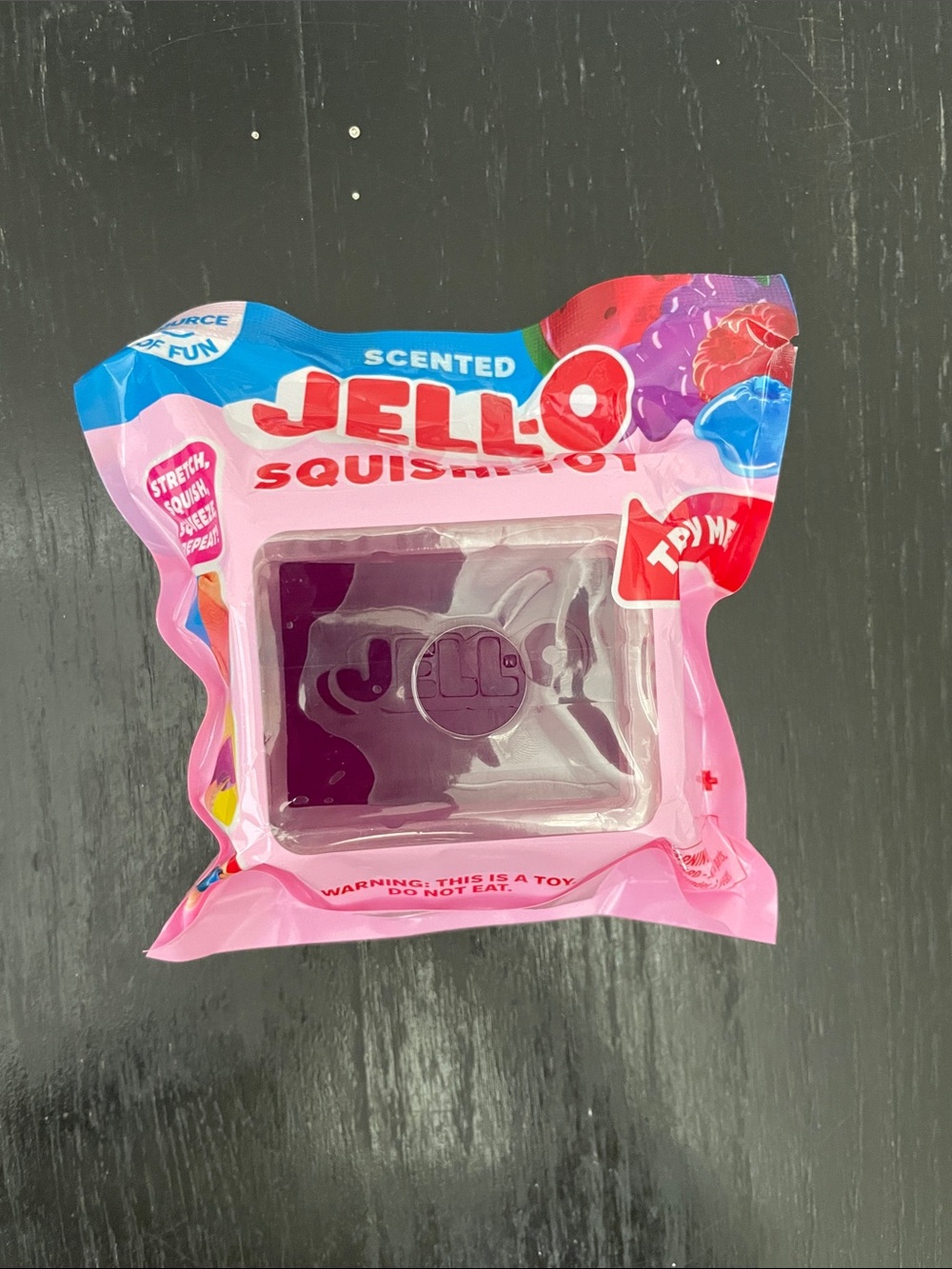 Jell-O Squishi Jiggle Cube - Purple